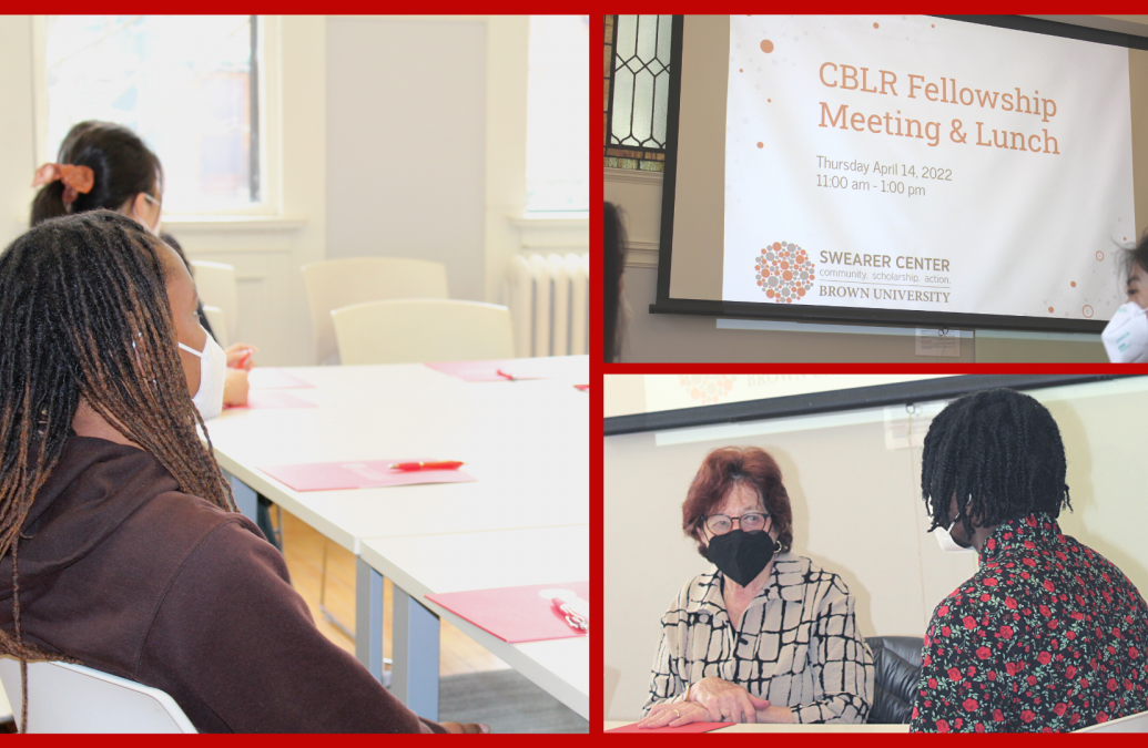 Collage of three photos from the CBLR Fellowship Meeting