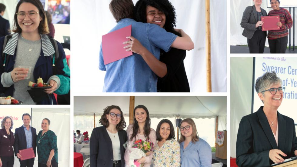 Collage of photos from the class of 2023 celebration